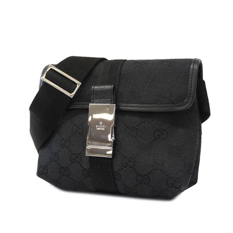 gucci 131236|Gucci GUCCI 131236 GG canvas bag body waist pouch ladies.